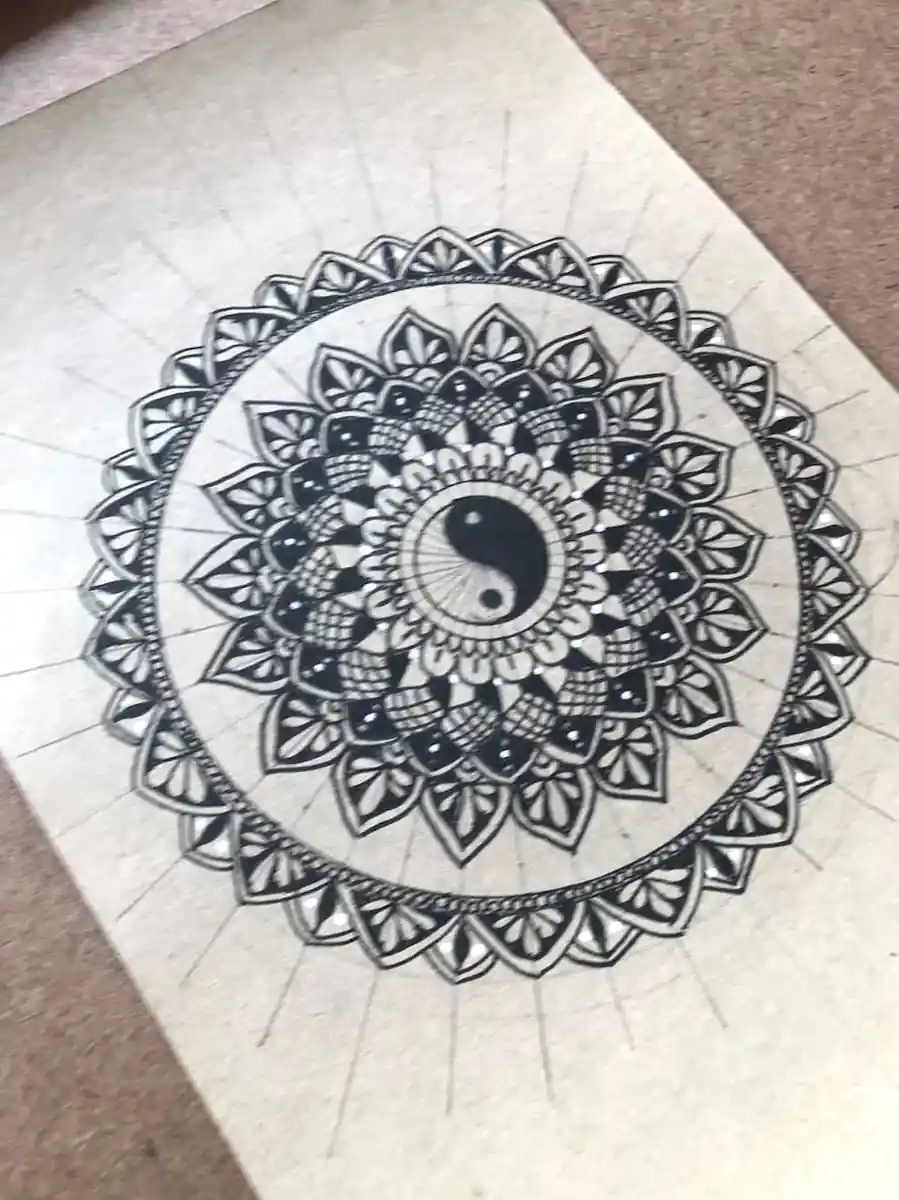 Mandala picture from student